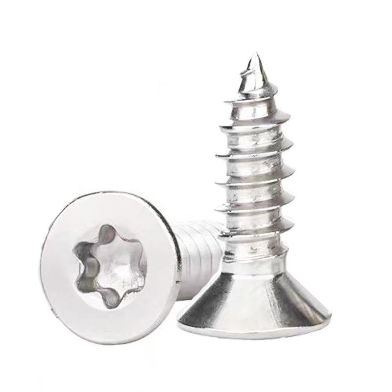 Customized All Size GB2670 Stainless Steel 316 Hexalobular Socket Countersunk Head Tapping Micro Screws