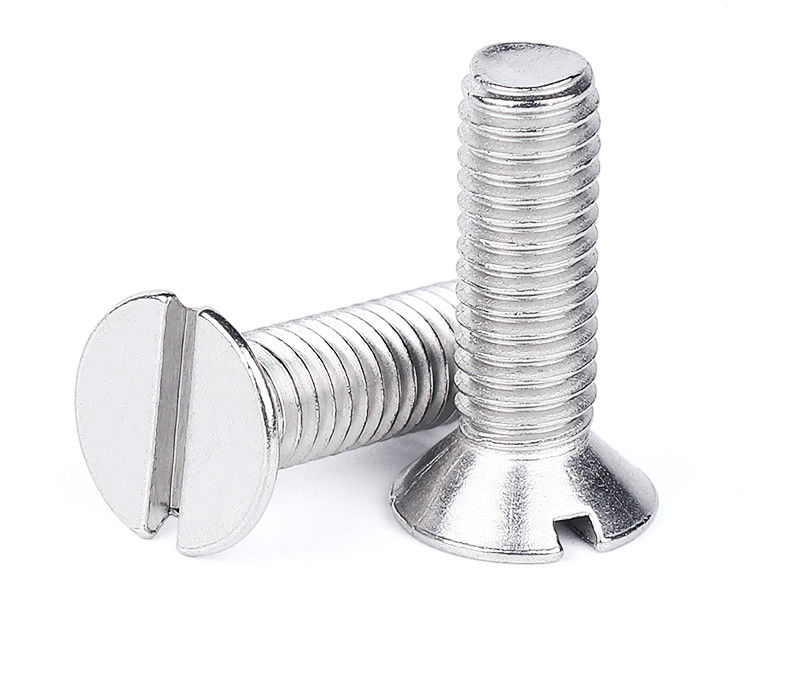 Sekrup Pengencang Baja Tahan Karat untuk sepeda DIN84 Lapisan Aluminium Kepala Silinder Berlubang Sekrup Mesin Slot
