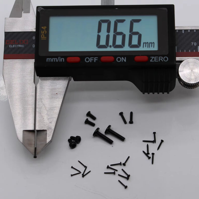 Nikel Plated Zinc Plated Black Oxide Micro Screw Precision Self-Tapping Screw untuk aplikasi industri