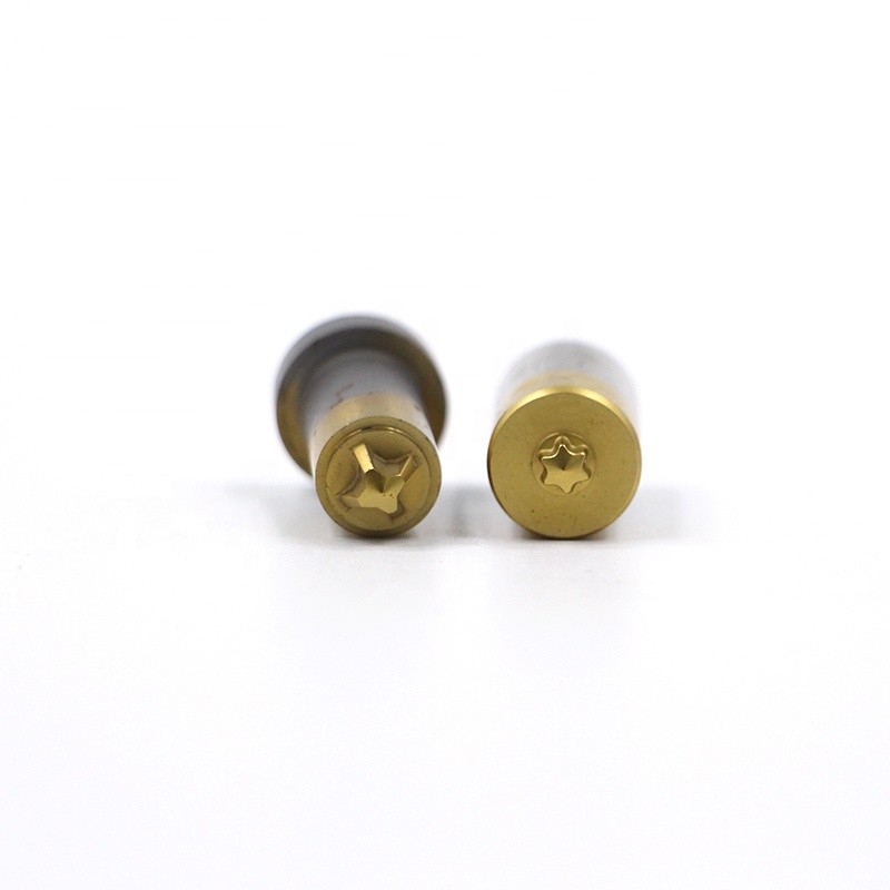 Punching Mold Shaping Screw Second Punch Mode JMR M6.0 Yellow / Black Color