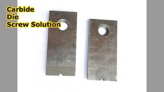 YG15 Carbide Die Screw Mould Kotak Baja Kustom